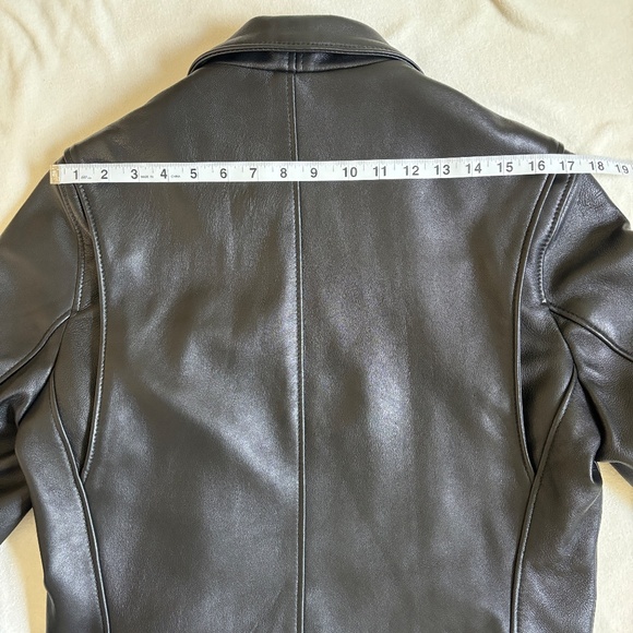 Schott NYC lambskin jacket, style 246, black, Size S - Picture 8 of 13